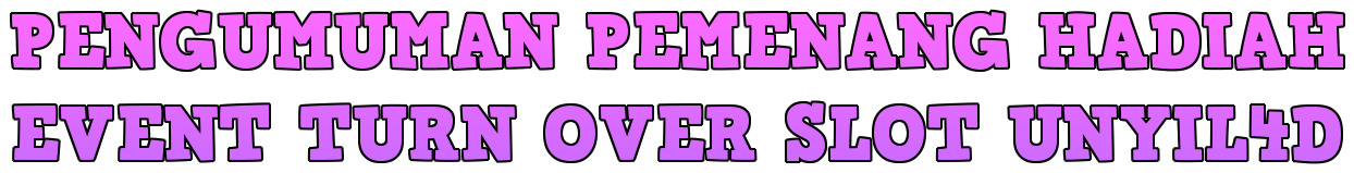 Pengumuman Hadiah Event